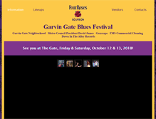 Tablet Screenshot of garvingatebluesfestival.com
